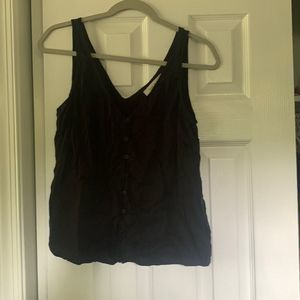 Cloth and Stone button-up black tank
